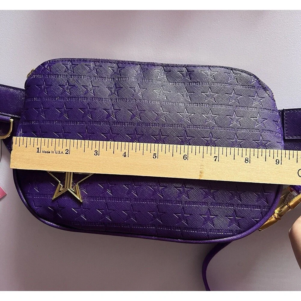 Jeffree Star Purple Waist Fanny Pack Cosmetic Bag Blood Lust Collection NWT